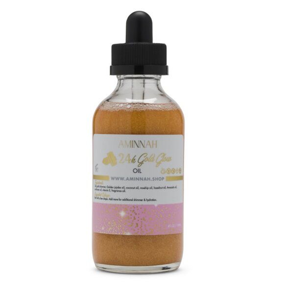 AMNH SKINCARE Multi 4oz 24k Gold Glow Oil - Picture 1 of 1